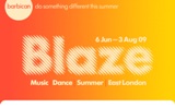 Barbican Blaze 2010  line-ups and dates announced